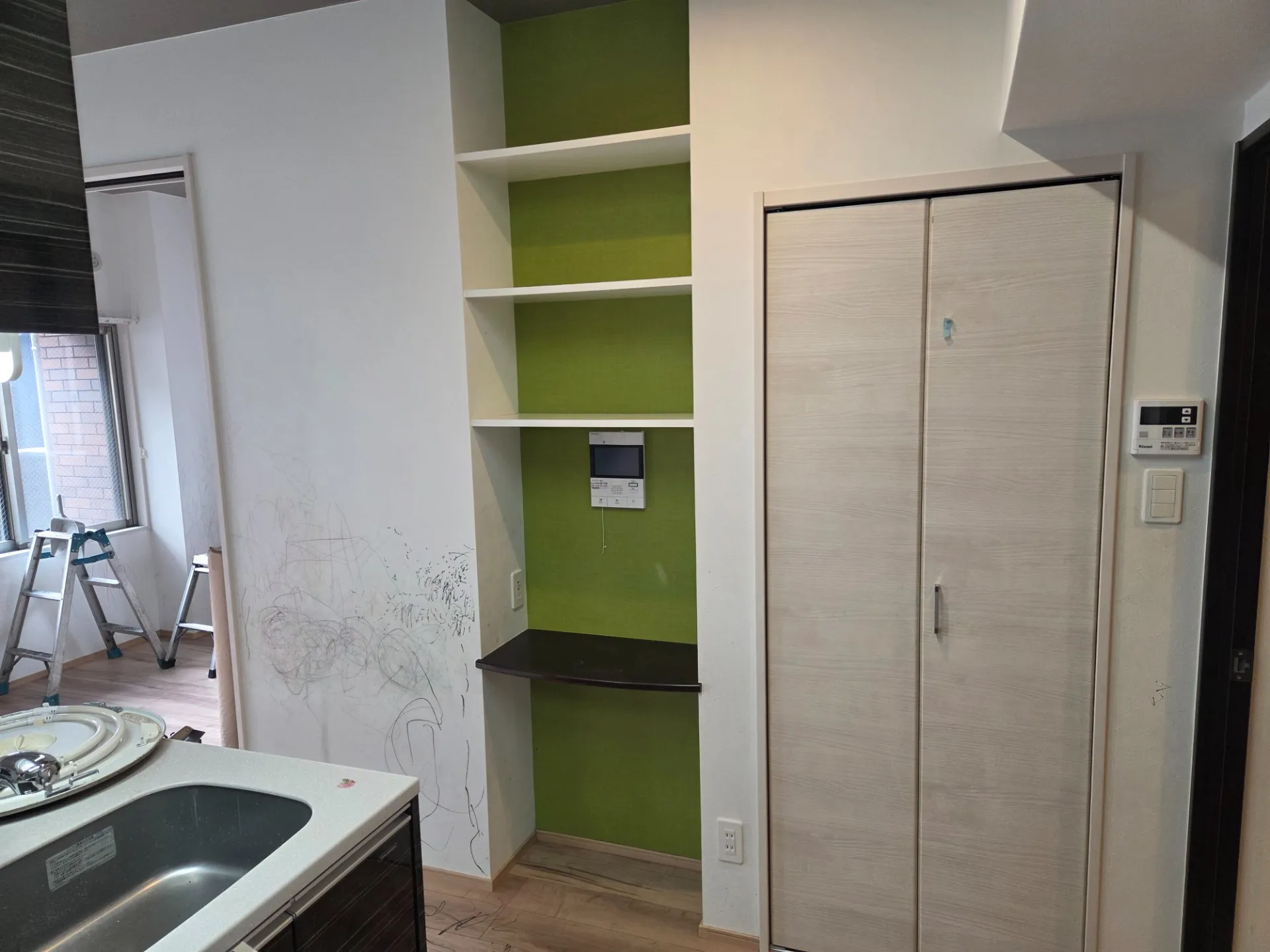 クロス部分張り替え